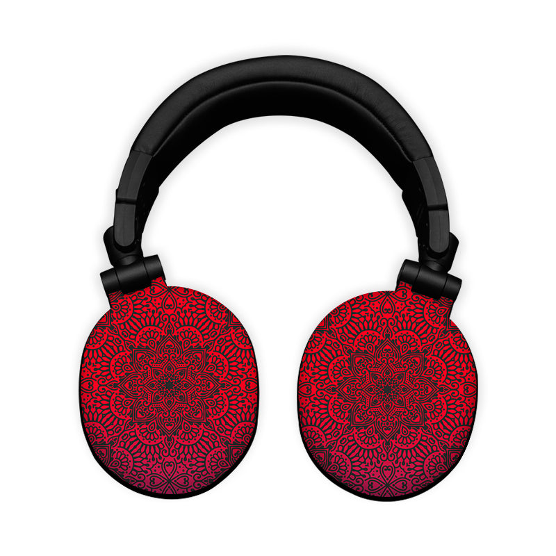 Red Mandala Headphone Skin