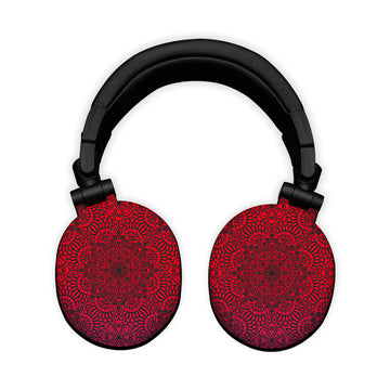 Red Mandala Headphone Skin