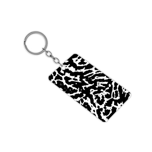 Black Patches Keychain