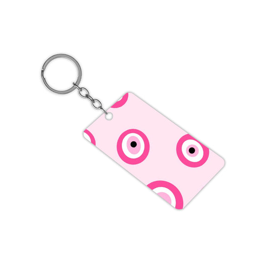 Pink Eyes Keychain