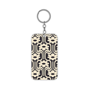 Flower Pattern Keychain
