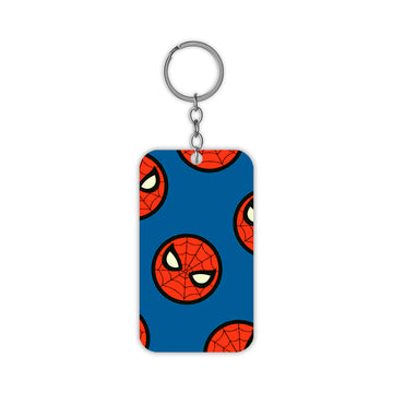 Spiderman Face Keychain
