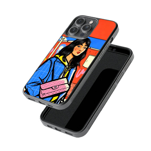 Pencil Art Teen Glossy Metal Case
