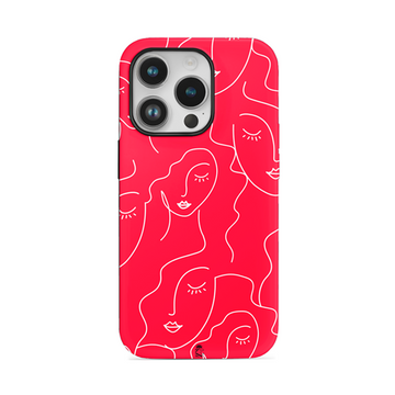 Beautiful lady Flexible Soft Silicone Case