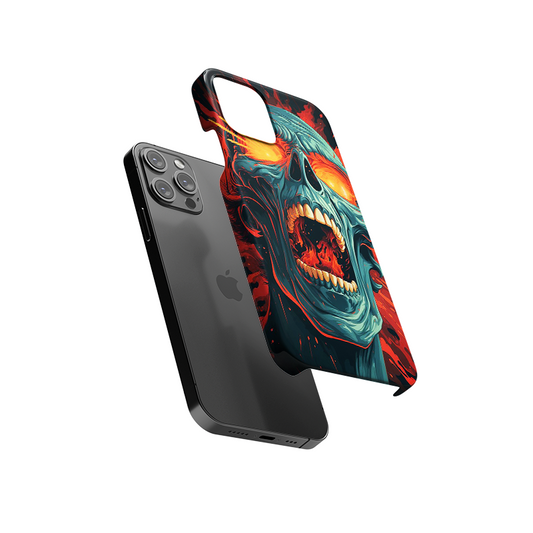 Fire Skull Slim Hard Case