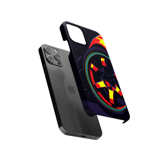 Supercar Alloy Wheel Slim Hard Case