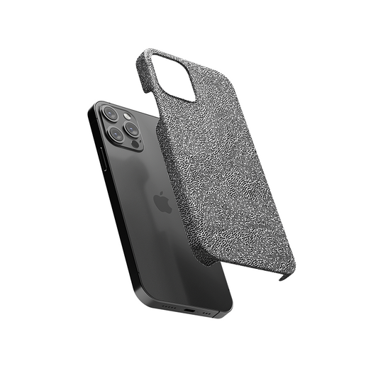 Black White Doodle Slim Hard Case