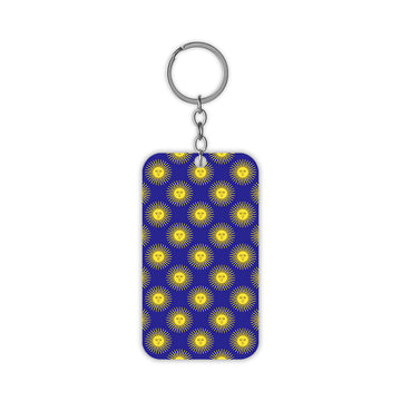 Sun Pattern Keychain