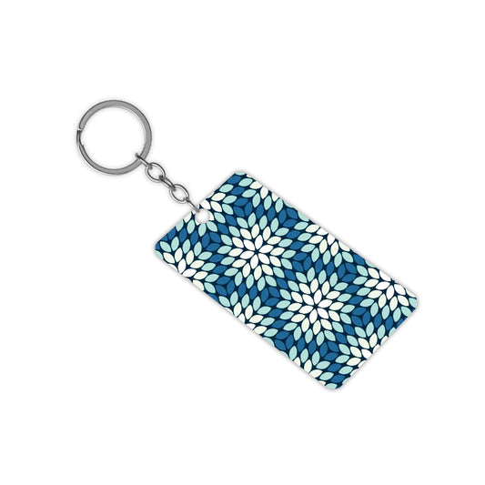 Blue Petals Keychain