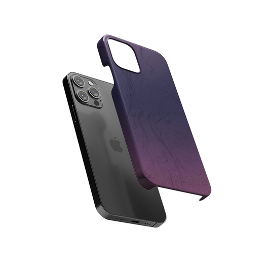 Luxury Purple Slim Hard Case