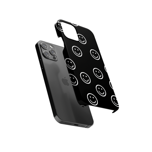 Smilie Pattern Slim Hard Case