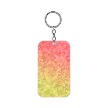Prism Pattern Keychain