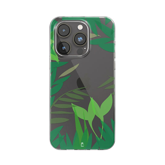Into the Jungle Clear Silicone Case