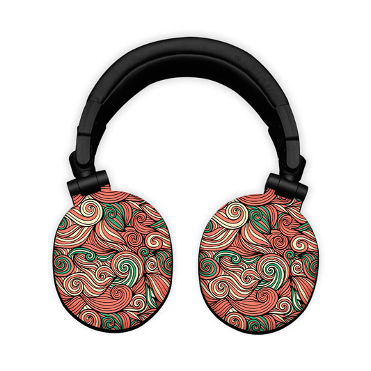 Pale Coral Swirl Headphone Skin
