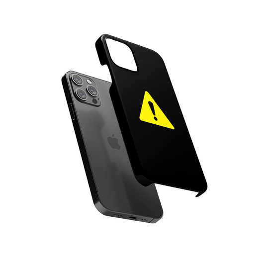 Warning Symbol Slim Hard Case