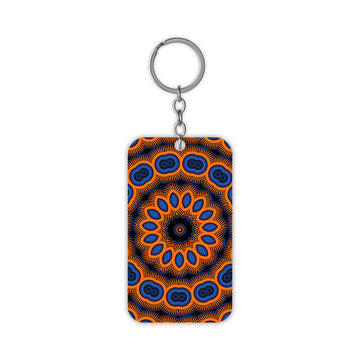 Trippy Pattern Keychain
