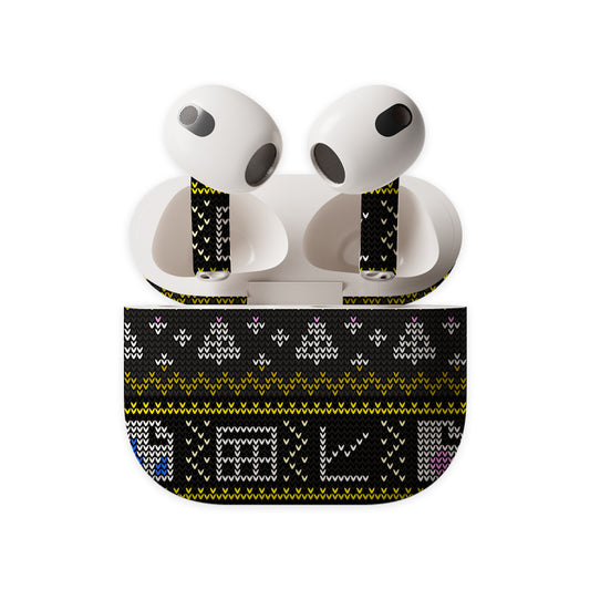 Knitted Pattern Earbuds Skin