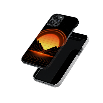 Orange Sun Slim Hard Case