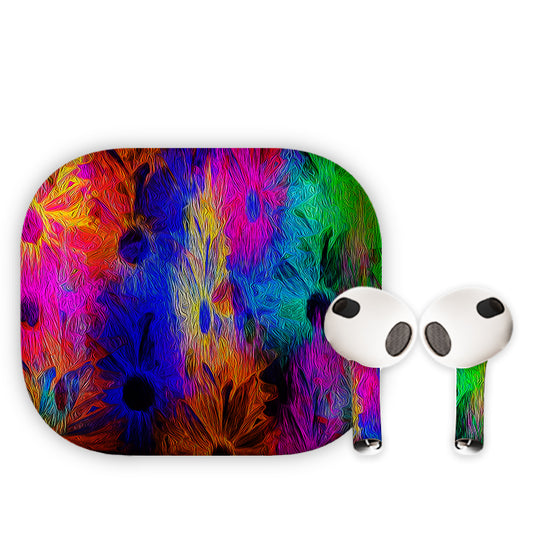 Coral Colours Earbuds Skin