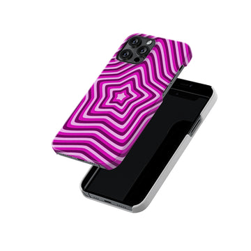Pink Retro Stars Slim Hard Case