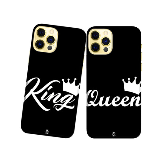 King and Queen Slim Hard Couple Phone Case
