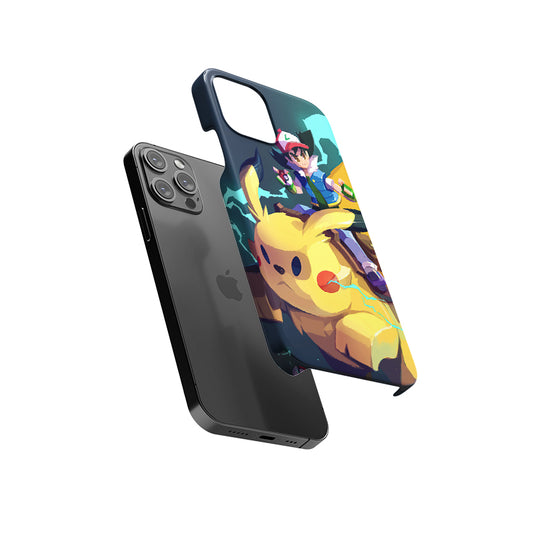Ash and Pikachu Slim Hard Case
