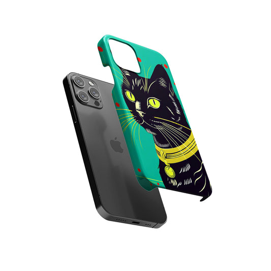 Charming Black Cat Slim Hard Case