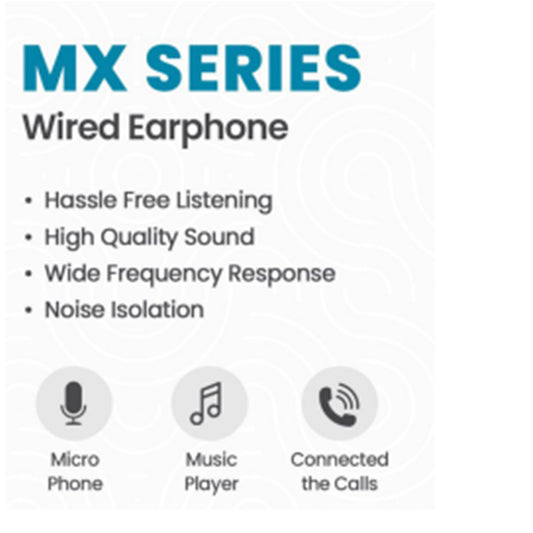 Arrow MX08 Wired Earphone