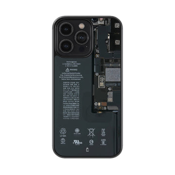 Phone X-ray Glossy Metal Case