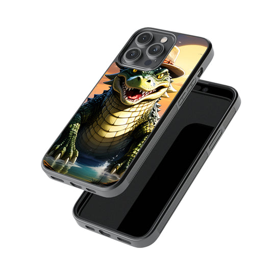 Sir Crocodile Glossy Metal Case