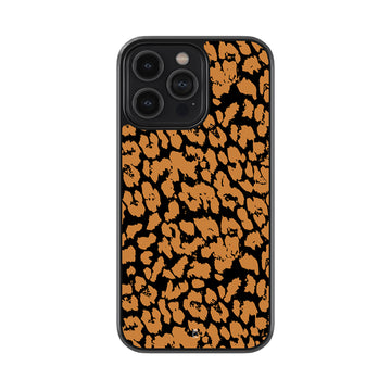 Giraffe Skin Pattern Glossy Metal Case