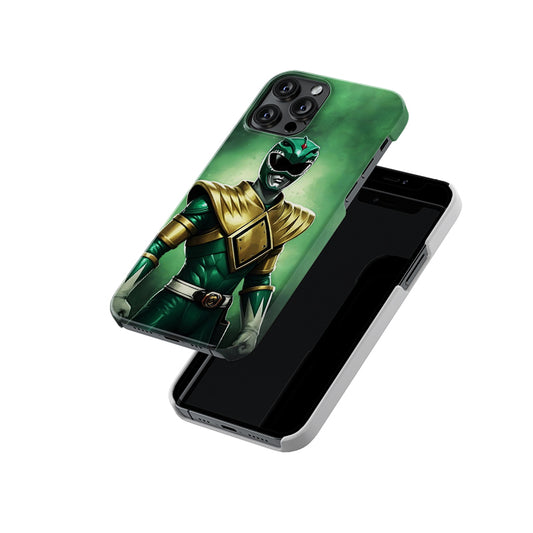 Green Mighty Morphin Power Ranger Slim Hard Case