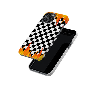 Road Rage Flames Slim Hard Case