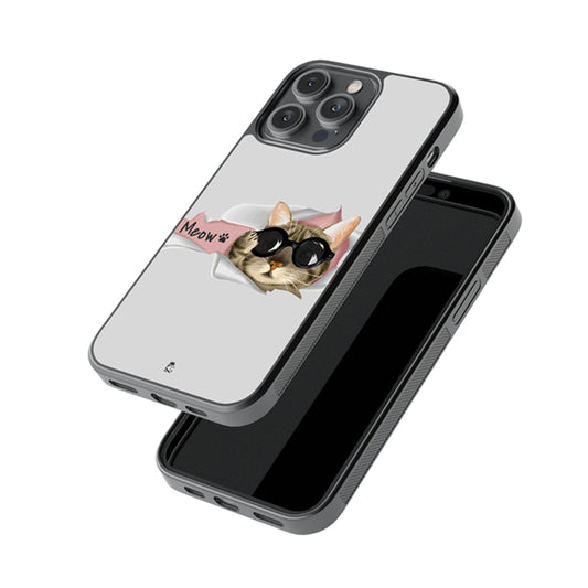 Mr. Meow Glossy Metal Case