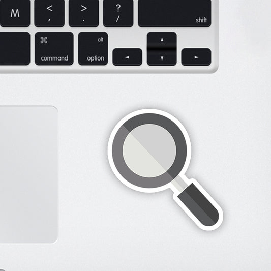 Search Icon Laptop Sticker