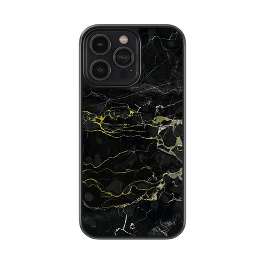 Dark Luminous Marble Glossy Metal Case