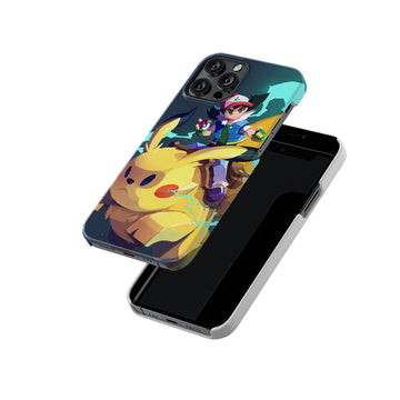 Ash and Pikachu Slim Hard Case