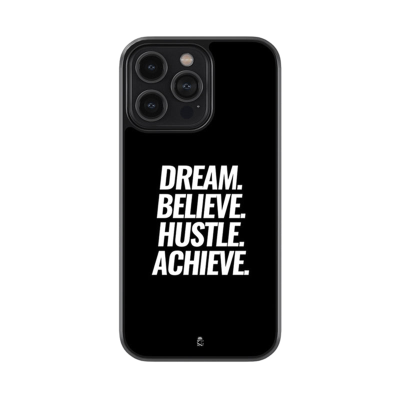 Hustle & Achieve Glossy Metal Case