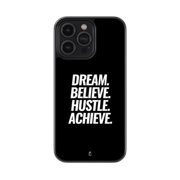 Hustle & Achieve Glossy Metal Case