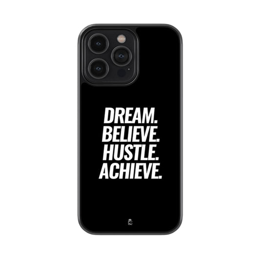 Hustle & Achieve Glossy Metal Case