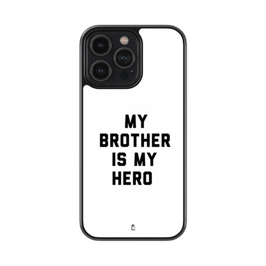 My Brother is my Hero Glossy Metal Case