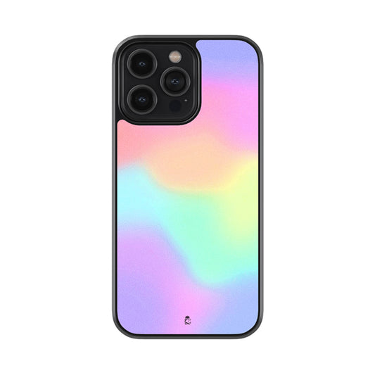 Cute Lovely Gradient Glossy Metal Case