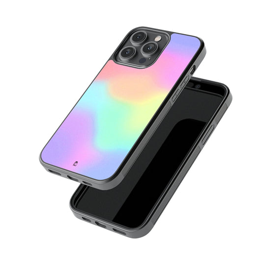Cute Lovely Gradient Glossy Metal Case