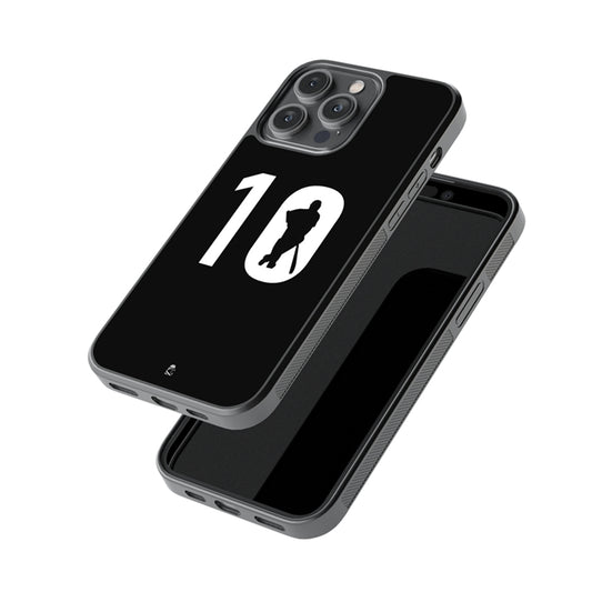 Jersey Number 10 Glossy Metal Case
