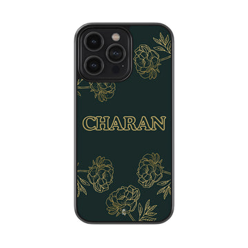 Customise Your Golden Floral Phone Case