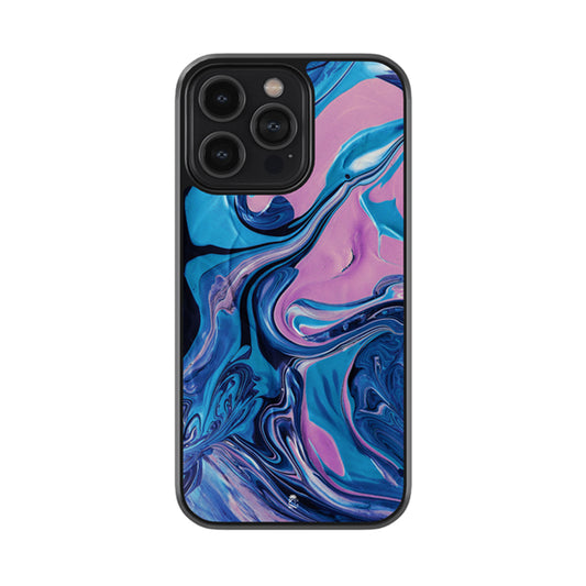 Holographic Fluid Liquid Design Glossy Metal Case