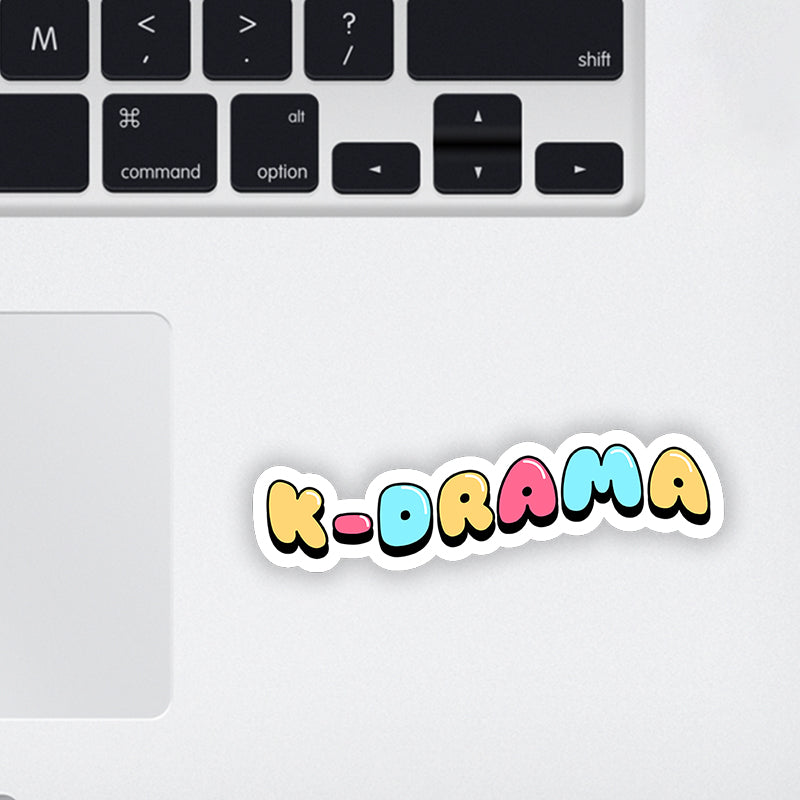 K- Drama Laptop Sticker