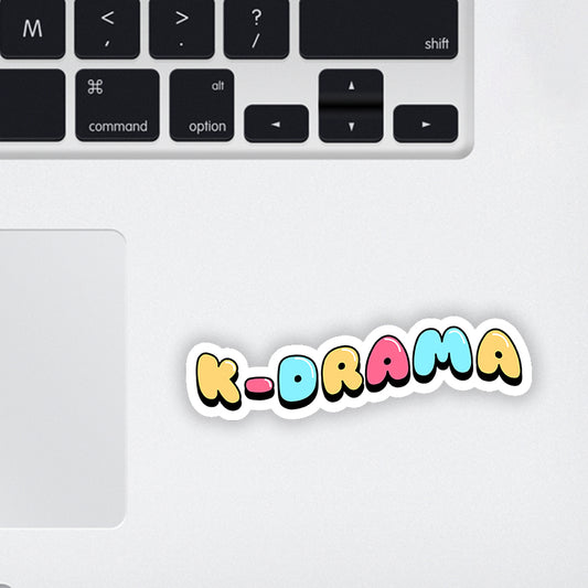 K- Drama Laptop Sticker