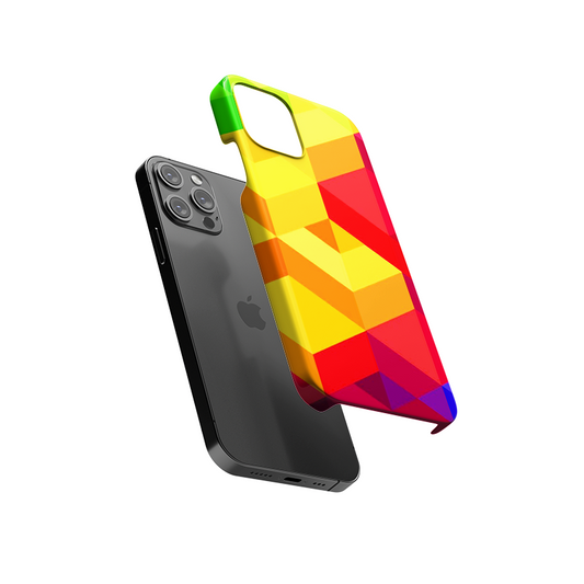 Cubic Cubes Slim Hard Case