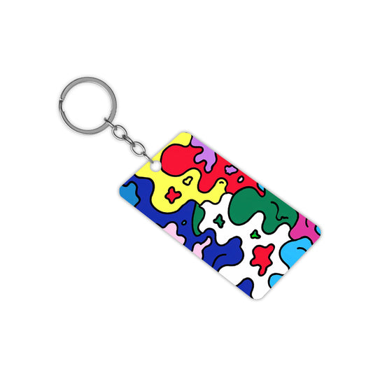 Colourful Clay Keychain